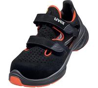 sandales uvex 1 G2 S1 noir, rouge largeur 11 Gr. 47