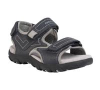 Sandales velours à scratch navy grey 29