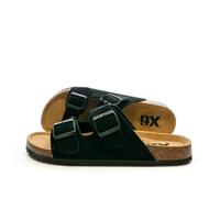 Sandales - XTI - Cuir Noir - Boucle de serrage - Semelle plate - Homme 42