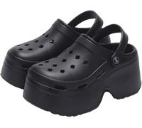 Sandali Slip-on Con Plateau E Suola Antiscivolo Da Donna (Noir,36)