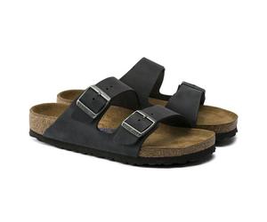 Sandali Uomo Birkenstock Arizona Sfb Leather 752483 Black - 37