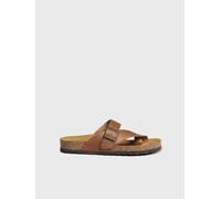 Sandalia de mujer con hebilla en color Blanco | GAIA-PE 40