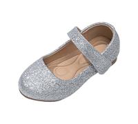 Sandalias Mary Jane à Bride Basse pour Filles, Légères et à Semelle Souple, Idéales pour les Occasions Décontractées et Élégantes, Style Classique et Brillant pour Enfants de 12 Mois à 12 Ans