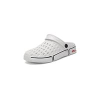 Sandals Hommes Men Air Cushion Slippers Flip Flops Fashion Beach Sandales Home and Garden Clogswhite, 8.5 UK