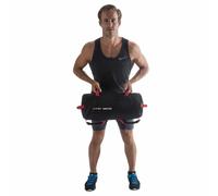 Pure2Improve Power Bag réglable – jusqu'à 20 kg – Rouge/Noir