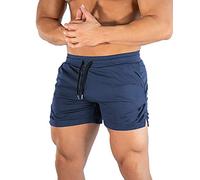 Sandbank Short de sport pour homme avec poches - bleu marine - US S = étiquette L (taille:28”)
