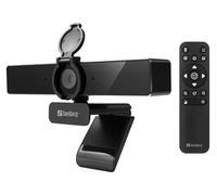 Sandberg Webcam Pro Remote 4K 134-45 USB-C/A 8 MP 3840 x 2160 Noir