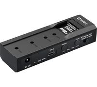Sandberg Station d'accueil 136-49 - Clonage 2 baies 2,5"/3,5" M.2 NVMe/SATA USB-C 3.2 Gen 2 Noir