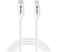 Sandberg Câble USB-C PD vers Lightning MFi 136-58 1 m Blanc