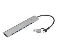 Sandberg 136-66 hub & concentrateur USB 3.2 Gen 1 (3.1 Gen 1) Type-A + Type-C 5000 Mbit/s