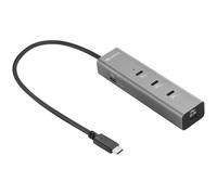 Sandberg 136-78 station d'accueil Avec fil USB 3.2 Gen 2 (3.1 Gen 2) Type-C Gris