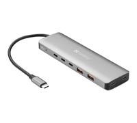 Sandberg 136-79 station d'accueil Avec fil USB 3.2 Gen 2 (3.1 Gen 2) Type-C Gris