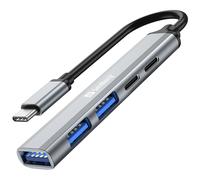 Sandberg 336-50 hub & concentrateur USB Type-C 5000 Mbit/s Gris
