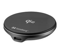 Sandberg 441-61 chargeur d'appareils mobiles Universel Aluminium, Noir USB Recharge sans fil Intérieure