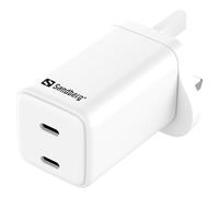 Sandberg 441-62 chargeur d'appareils mobiles Ordinateur portable, Smartphone, Tablette Blanc Secteur Intérieure