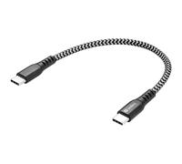 Sandberg 441-66 câble USB USB 2.0 0,2 m USB C Noir et Blanc