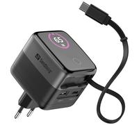 Sandberg 441-74 chargeur d'appareils mobiles Universel Gris Secteur Charge rapide Intérieure