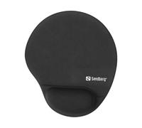 Sandberg Tapis de souris 520-37 Mousse à mémoire de forme Rond Noir