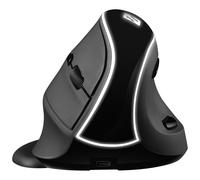 Sandberg Wireless Vertical Mouse Pro | Souris sans Fil Ergonomique | 4200 DPI | Souris Rechargeable pour Le Bureau la Maison Les Jeux | Plug & Play | Repose-Poignet Amovible | pour Mac Windows