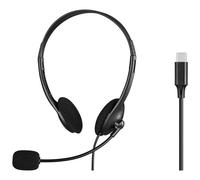 Sandberg 825-31 casque Avec fil Arceau Education USB Type-C Noir