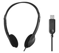 Sandberg 825-33 Casques Avec fil Arceau Bureau/Centre d'appels USB Type-A Noir