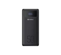 Sandberg 420-75 banque d'alimentation électrique Lithium-Ion (Li-Ion) 50000 mAh Noir