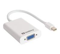 Sandberg Adapter MiniDP>VGA+Audio - Convertisseur vidéo - DisplayPort - VGA G