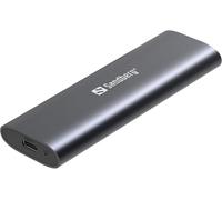 Sandberg Boîtier SSD USB 3.2 pour M.2+NVMe | Compatible avec Windows Mac OS | Aluminium | Prend en Charge M.2 NVMe clé M | Tailles SSD 2230/2242/2260/2280 | Max. capacité 2 to