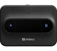 Sandberg BT Link Adaptateur Bluetooth pour 2 Casques, Transmetteur Audio sans Fil vers TV ou Ordinateur via Prise Mini-Jack, Alimentation USB