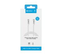 Sandberg - Câble de charge USB-C 1 mètre 65W pour ordinateur portable, mobile et tablette