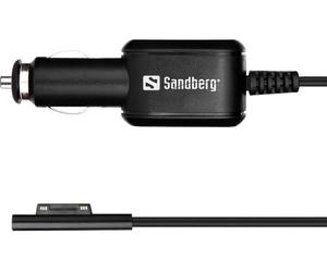 Sandberg Car Charger Surface Pro 3-7 | Chargeur pour Ordinateur Portable Microsoft Surface | Alimentation | SurfacePro 3/4/5/6/7/8 | Chargeur de Voiture | Entrée 12 V CC | 15 V CC Sortie 3,0A | 1 m