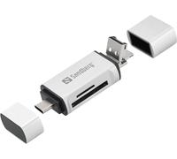 Sandberg Card Reader USB-C+USB+MicroUSB