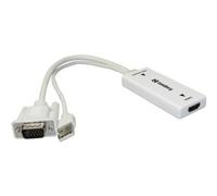 Sandberg Convertisseur VGA+audio vers HDMI