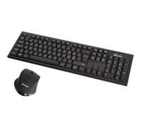 DesktopSet - Ensemble clavier et souris - sans fil - 2.4 GHz - Norvégien