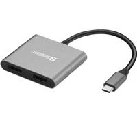 Sandberg Station d'accueil USB-C 136-44 – 2x HDMI, USB, PD – Gris