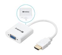 Sandberg Convertisseur HDMI vers VGA – Convertisseur vidéo