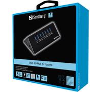 SANDBERG Hub USB 3.0 7 Ports - Hub USB SuperSpeed 3.0