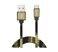 SANDBERG MicroUSB Vert Camouflage 1m
