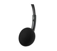 Sandberg MiniJack Office Headset Saver | Casque Filaire 2 en 1 avec Microphone | Réunions Mains Libres | Casque avec Un MiniJack 3,5 mm | Plug & Play | pour Le Bureau et la Maison | Saver