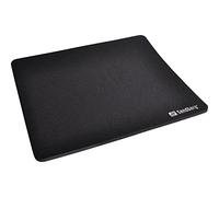 Sandberg Mousepad Black | Tapis de Souris Noir pour Souris Boule, Optique, Filaire, sans Fil | Tapis de Bureau Confortable | pour Le Bureau Les Jeux Le Travail Les études | Contrôle précis