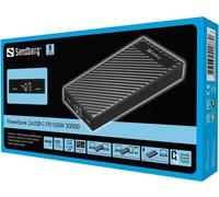 Sandberg Powerbank 2xUSB-C PD100W 30000 Lithium-Ion (Li-Ion) 30000 mAh Noir (420-87)