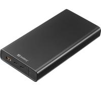 Sandberg Powerbank USB-C 100W 38400 | Technologie de Charge Rapide | 16 Frais de téléphone | Chargeur portatif | Double Charge | Alimentation électrique | USB C, USB A | Banque d'alimentation Mobile