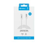 Sandberg 136-55 câble USB USB 3.2 Gen 2 (3.1 Gen 2) 2 m USB C Blanc