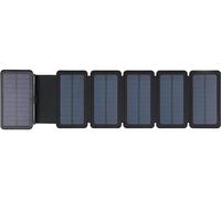 Sandberg Solar 6-Panel Power bank 20000, Chargeur Solaire Haute Capacité, Résistant Aux Intempéries, 8 Frais De Téléphone, Panneaux Solaires Amovibles, Chargeur Portatif, USB-C USB-A