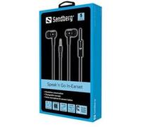 Sandberg Speak'n Go In-Earset - Écouteurs avec micro - intra-auriculaire - filaire - jack 3,5mm - noir Noir G