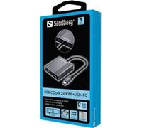 Sandberg - Station d'accueil - USB-C - HDMI