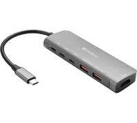 Sandberg Station d'accueil USB-C HDMI+2xA+2xC+PD100W USB-C Dock HDMI+2xA+2xC+PD100W, 136-65 (USB-C Dock HDMI+2xA+2xC+PD100W)