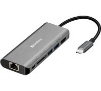 Sandberg Station d'accueil USB-C HDMI+LAN+SD+USB100W