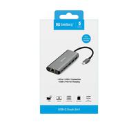 USB-C Dock HDMI+LAN+SD+USB,61W