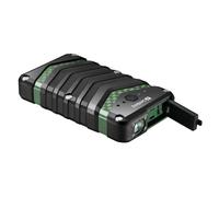 Sandberg Survivor Powerbank 20100 mAh | Chargeur Mobile Portable Haute capacité | USB-C, USB-A | Boîtier étanche aux Chocs Anti-poussière IP67 | Lampe de Poche | 8 Frais de téléphone
